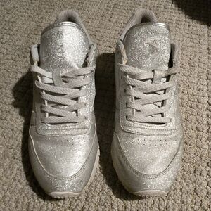 Reebok Sparkling Silver Sneakers